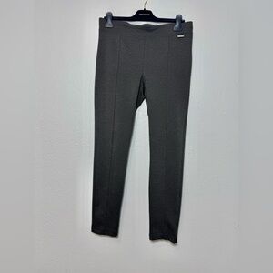 Calvin Klein Ponte Power Stretch Pants in Dark Heather Grey Excellent Condition
